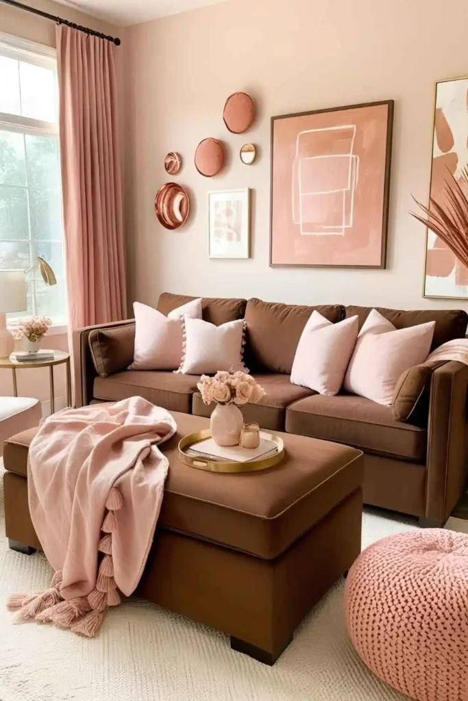 Brown and Blush Soft Meets Strong
