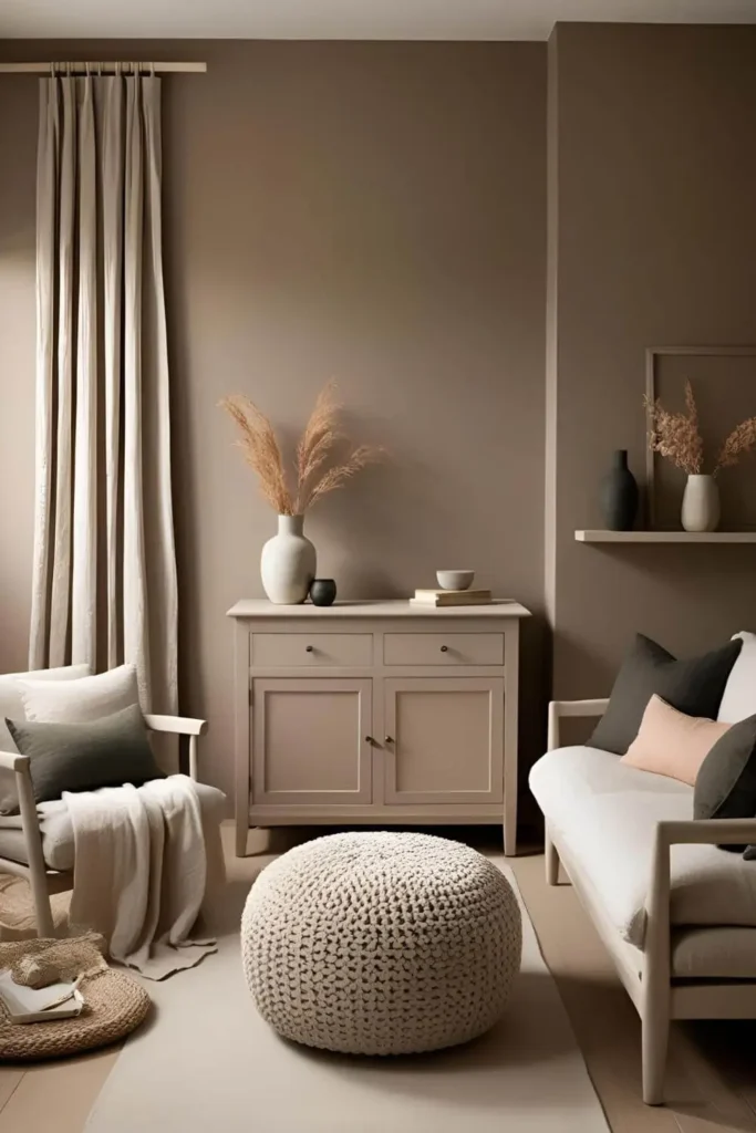 Soft Taupe Neutrals for a Zen-Like Retreat