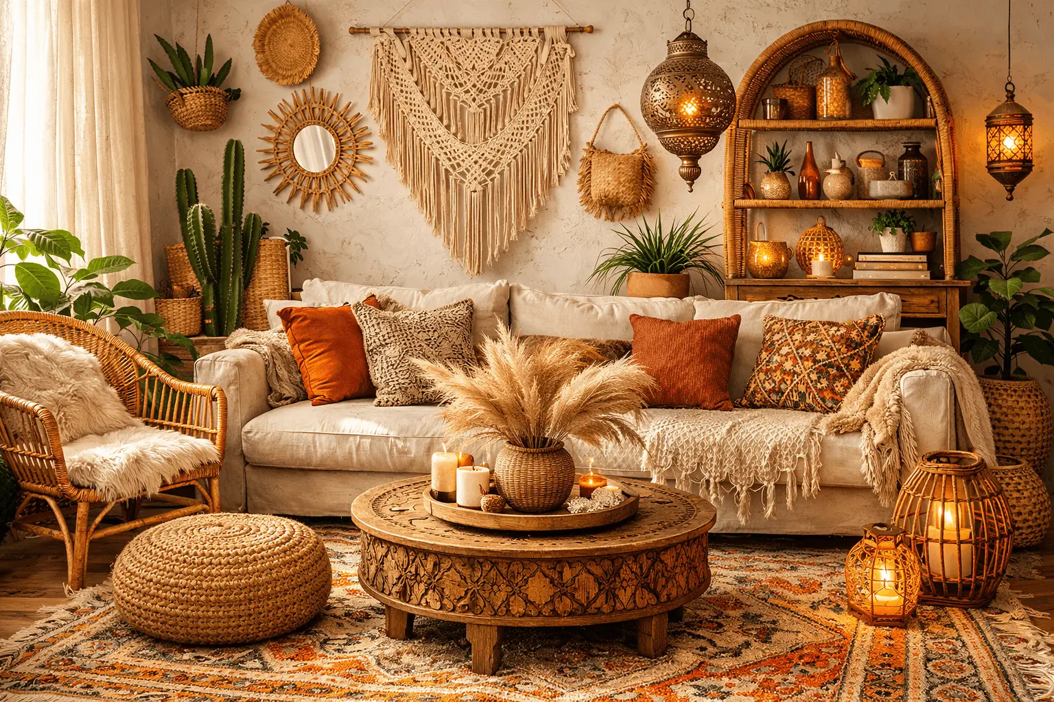 Boho Living Room Ideas